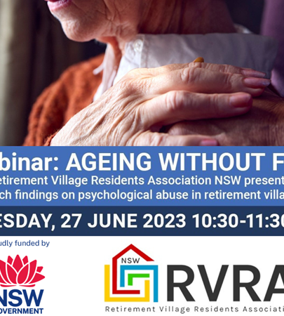 Webinar Invitation – Ageing Without Fear
