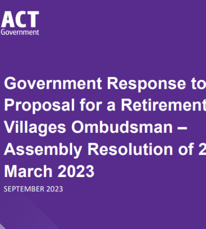 ACT Government’s Response to the ACT RVRA Petition